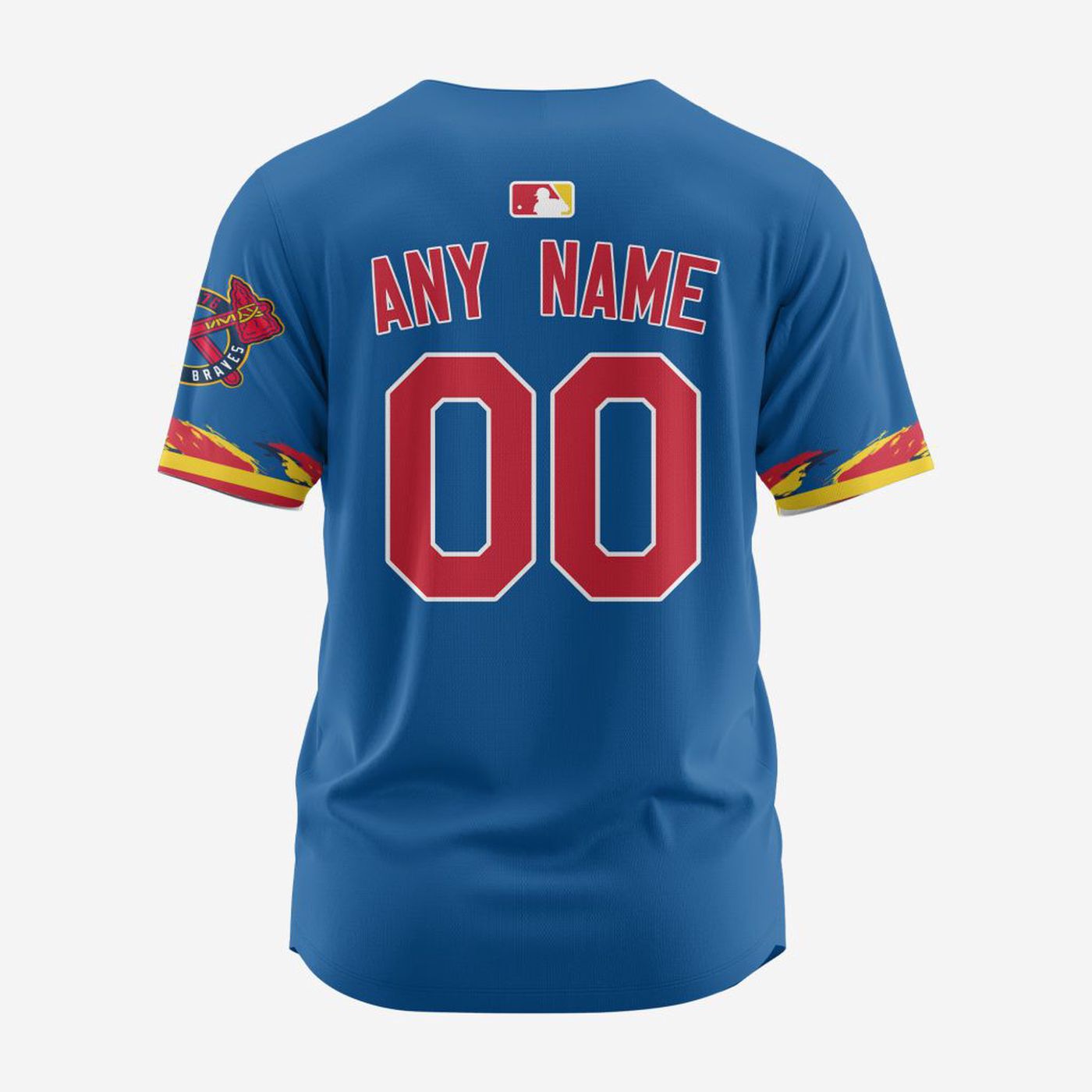 MLB Atlanta Braves Personalized Alternate Design Concept Baseball Jersey 2402 - Bafud