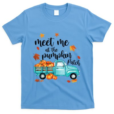 Meet Me At The Pumpkin Patch Halloween Thanksgiving Pumpkin Funny Gift T-Shirt