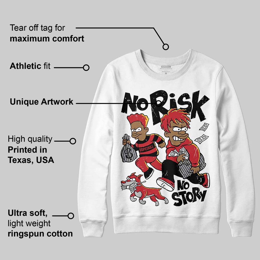 Ferrari 14s DopeSkill Sweatshirt No Risk No Story Graphic