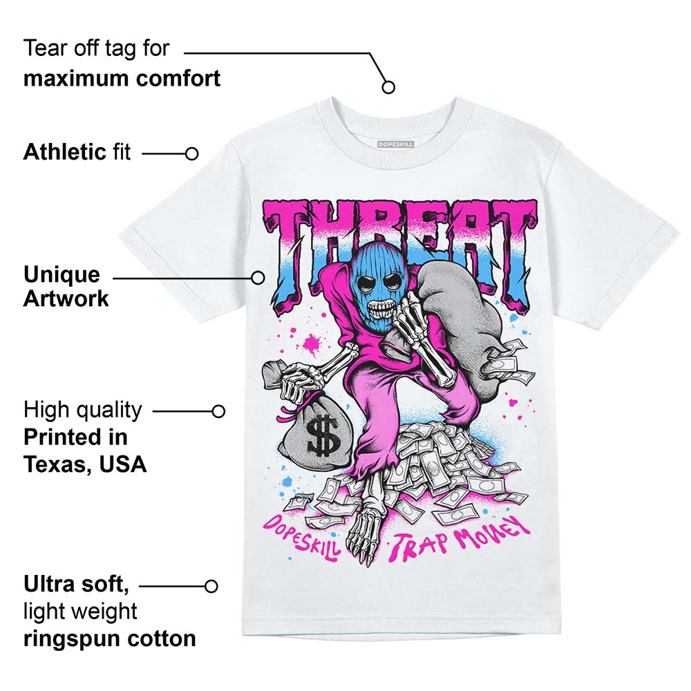 Dunk Active Fuchsia DopeSkill T-Shirt Threat Graphic