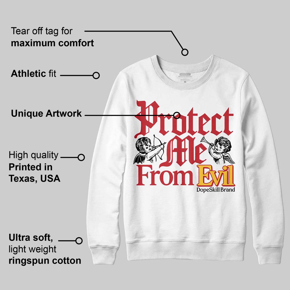 Ferrari 14s DopeSkill Sweatshirt Protect Me From Evil Graphic