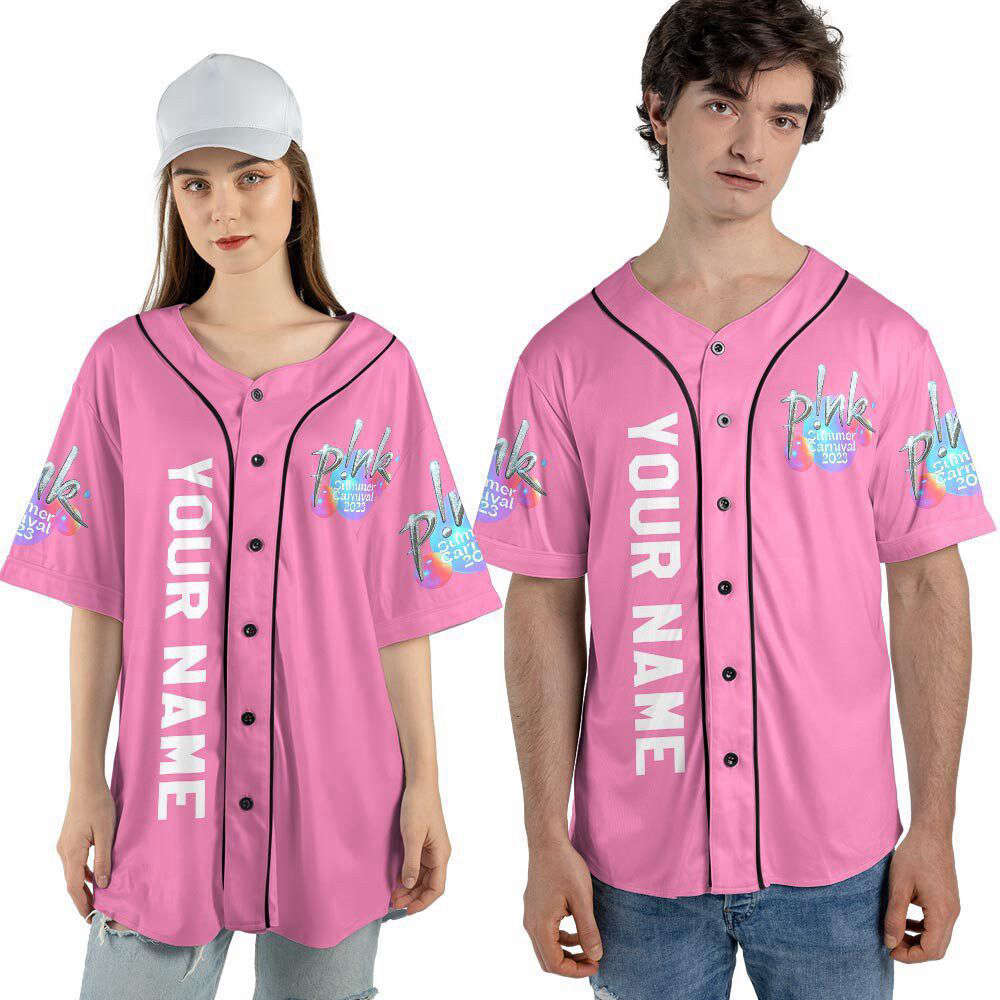 P!Nk Summer Carnival Tour 2023 Music Baseball Jersey , Trustfall Album Concert For Men Women - lylyprint.com