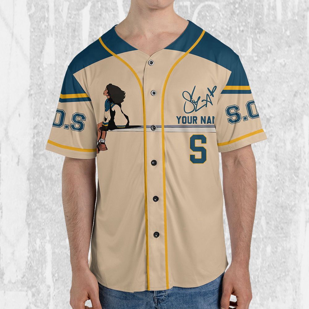 Personalize SZA New Album Merch Jersey, Sza Baseball Jersey, SOS New Album - lylyprint.com