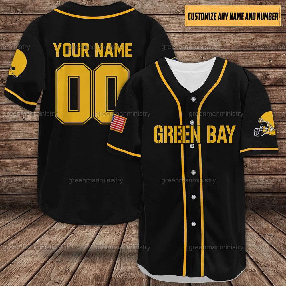 Personalized Green Bay Baseball Shirt, Green Bay Baseball Jersey - lylyprint.com