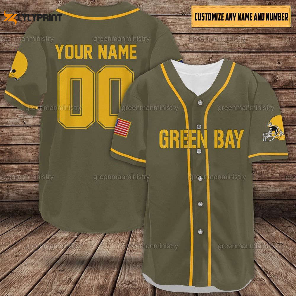 Personalized Green Bay Baseball Shirt, Green Bay Baseball Jersey - lylyprint.com