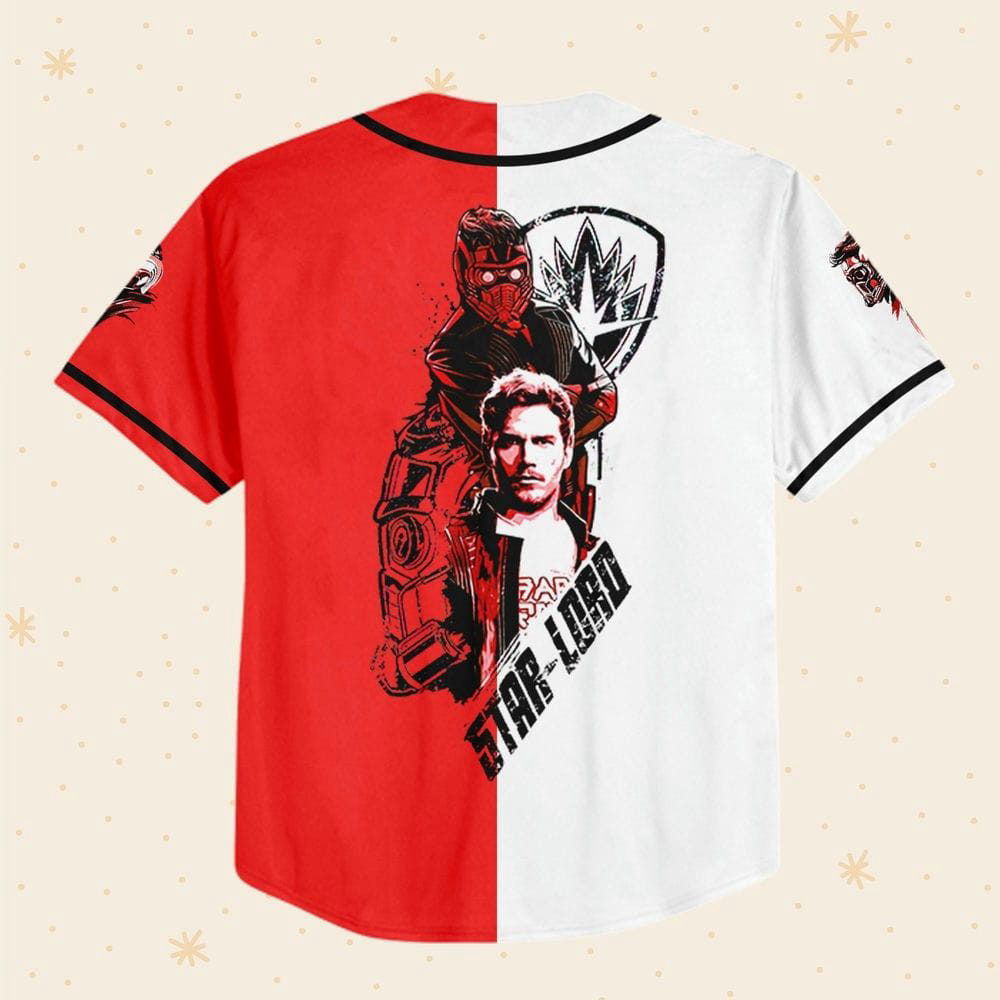 Personalized Star Lord Guardian Of The Galaxy Baseball Jersey - lylyprint.com