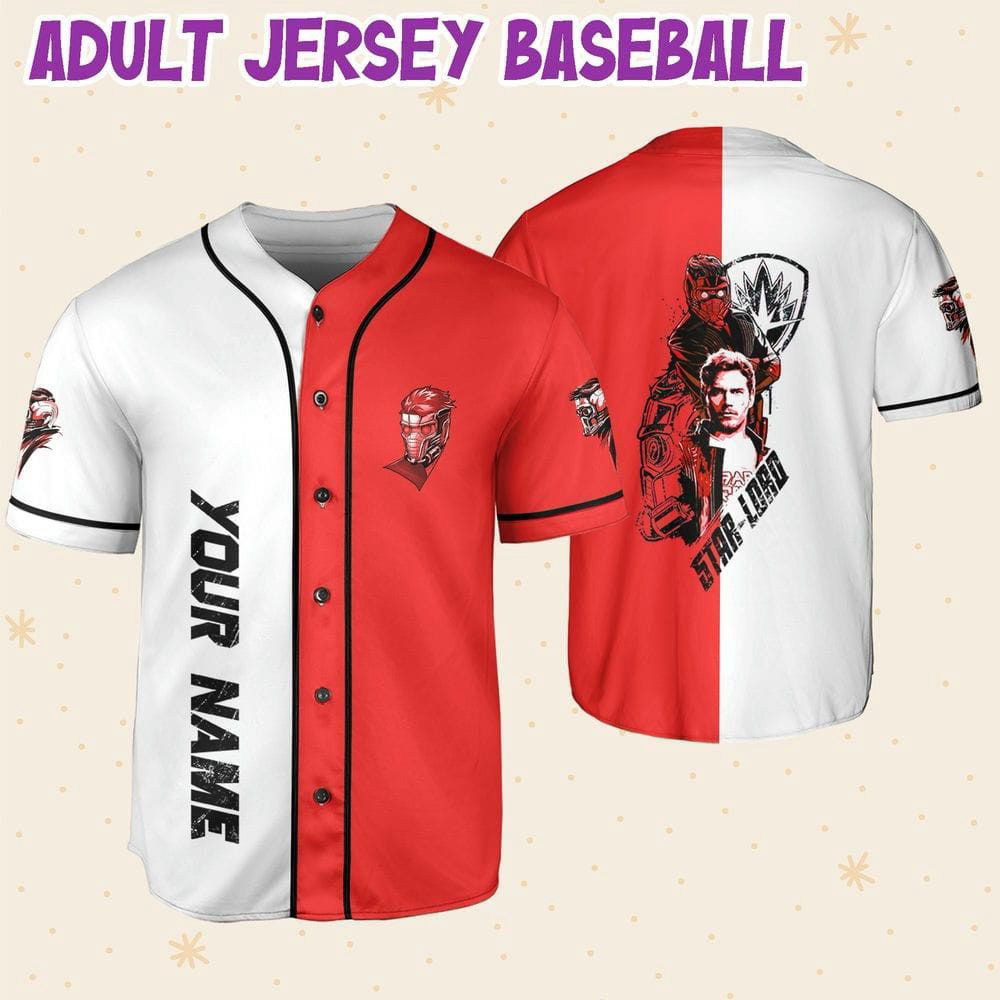 Personalized Star Lord Guardian Of The Galaxy Baseball Jersey - lylyprint.com