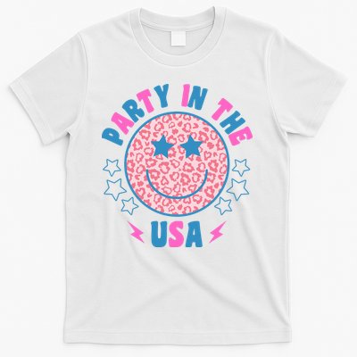Party In The Usa Retro Star Smile T-Shirt