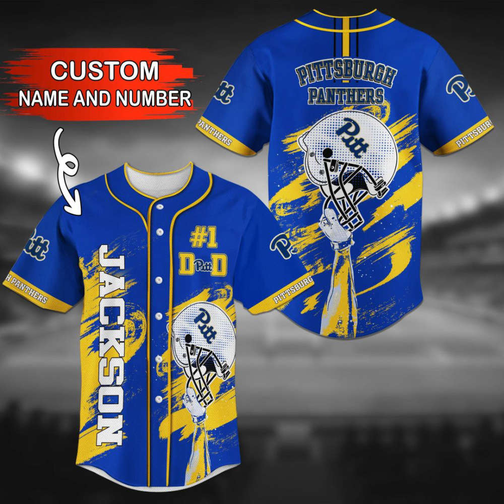 Pittsburgh Panthers Personalized Baseball Jersey - lylyprint.com