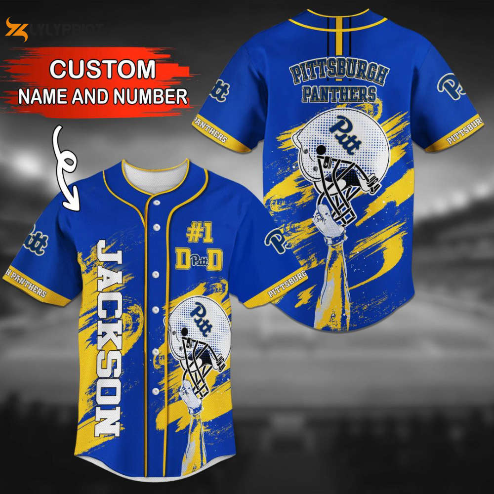 Pittsburgh Panthers Personalized Baseball Jersey - lylyprint.com