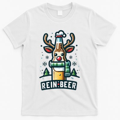 Reinbeers Funny Reindeer Beer Funny Christmas Drinking T-Shirt