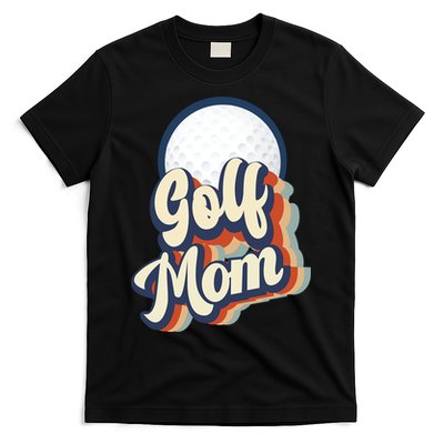 Retro Golf Mom Funny Golf Mom Gift For Mother's Day T-Shirt