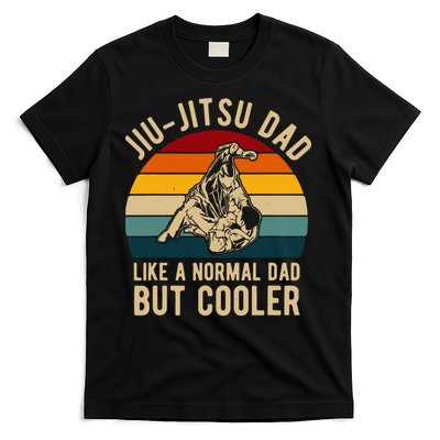 Retro Jiu Jitsu Dad Bjj Man Father Vintage T-Shirt