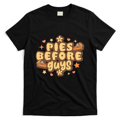 Retro Pies Before Guys Funny Thanksgiving Pies T-Shirt