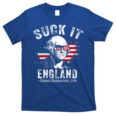 Suck It Funny England 4th Of July George Washington Funny T-Shirt