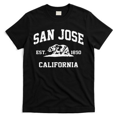 San Jose California CA Vintage State Athletic Style T-Shirt