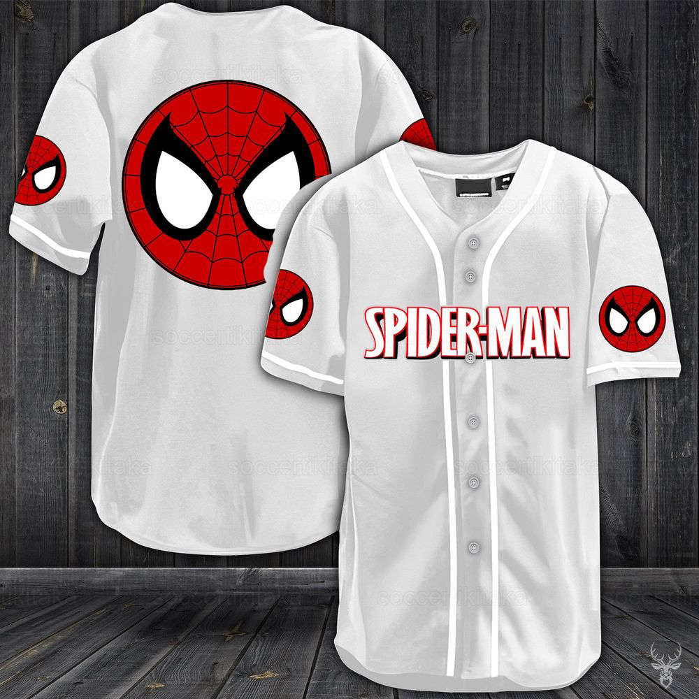 Spiderman Shirt, Spiderman Jersey Shirt, Spiderman Baseball Jersey, Spiderman Baseball Shirt - lylyprint.com
