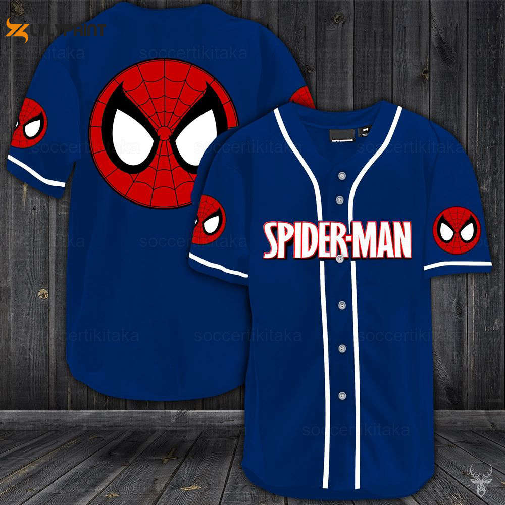 Spiderman Shirt, Spiderman Jersey Shirt, Spiderman Baseball Jersey, Spiderman Baseball Shirt - lylyprint.com