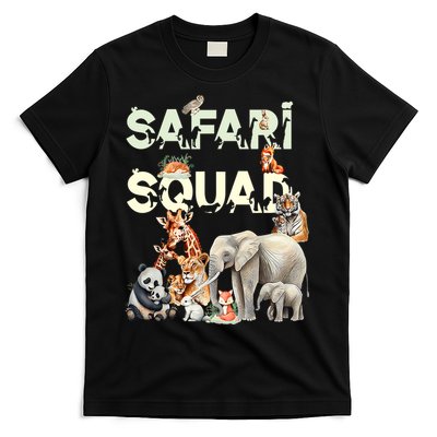 Safari Squad Animals Funny Zoo Animal Lovers Funny Safari T-Shirt