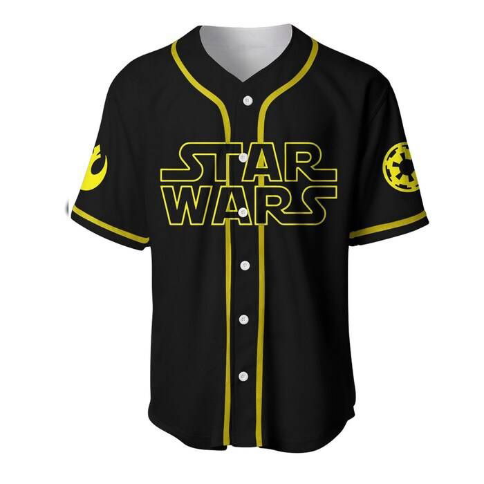 Star Wars Dark & Light Sides Black Disney Unisex Cartoon Graphics Casual Outfits Custom Baseball Jersey Gifts for Fans - lylyprint.com