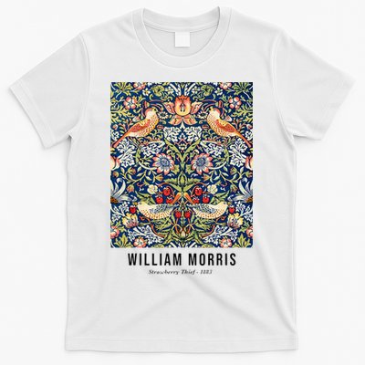 Strawberry Thief William Morris Pattern Vintage Art T-Shirt