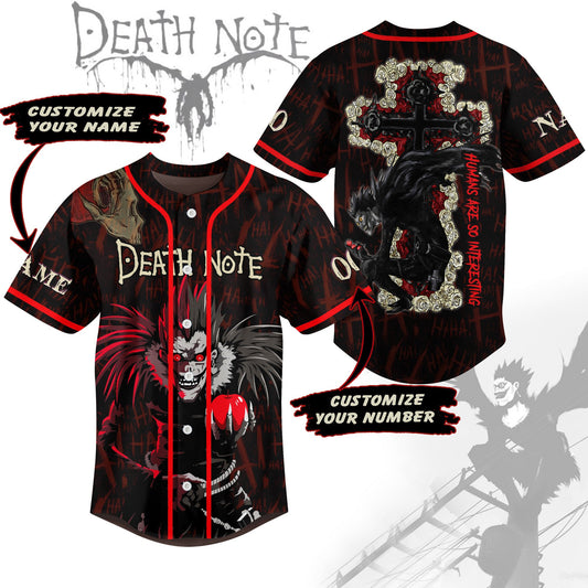 Stylish Evil Death Note Customized Baseball Jersey