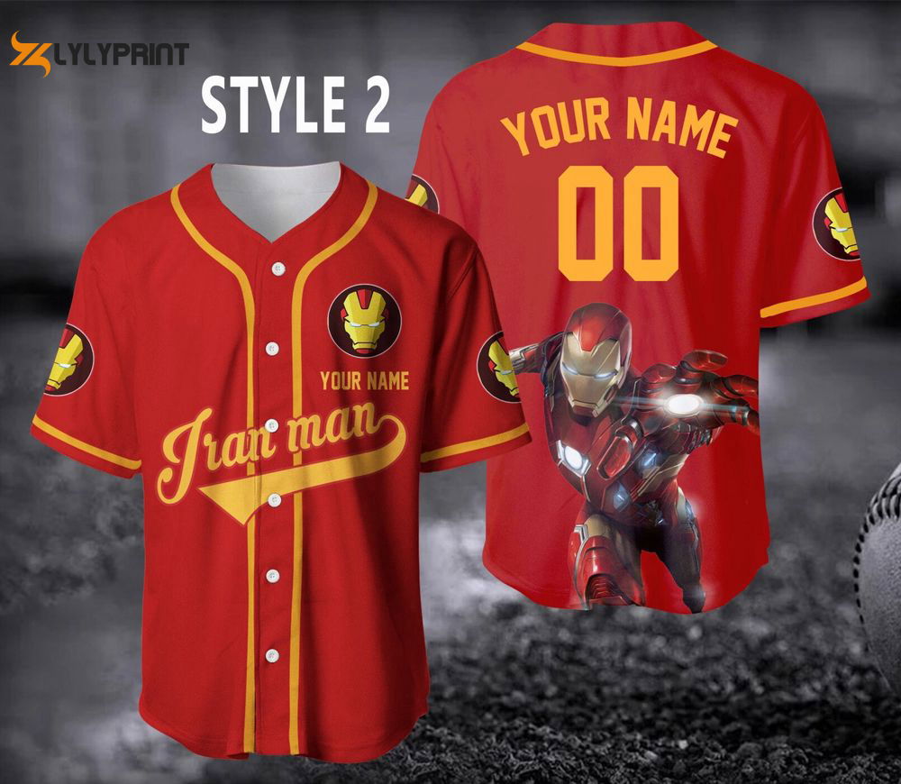 Superhero Jersey, Superhero Birthday Gift, Marvel jersey, Avengers Baseball Jerseys - lylyprint.com