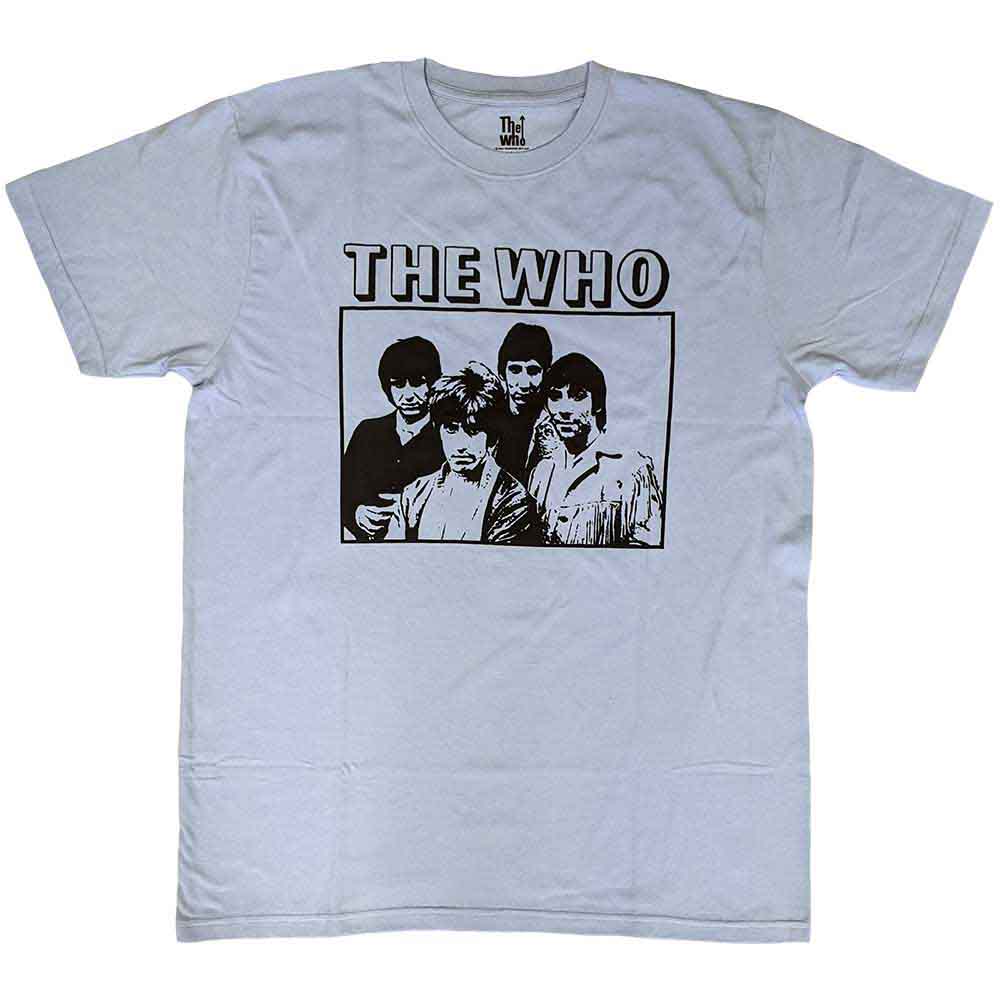 Band Photo Frame T Shirt Blue