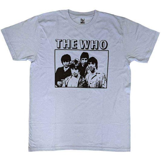 Band Photo Frame T Shirt Blue