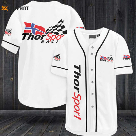 Thor Sport Racing Car Team Baseball Jersey - lylyprint.com