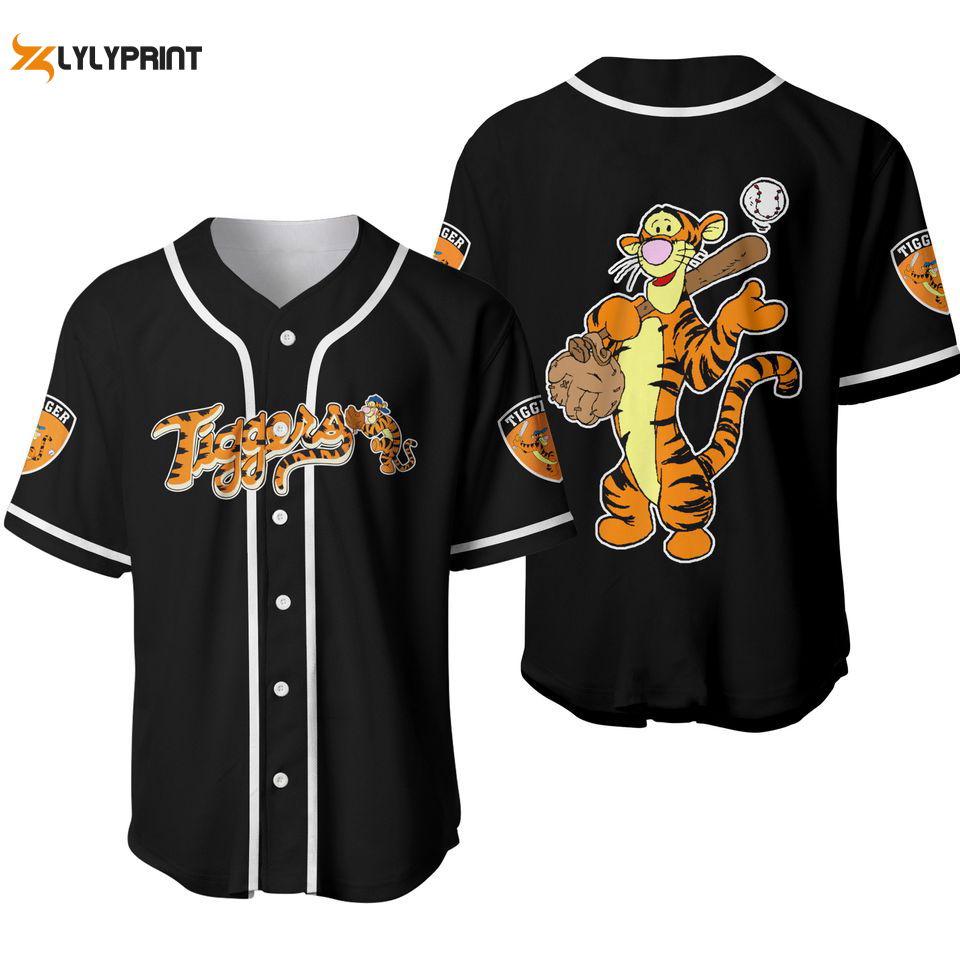 Tigger Winnie Pooh Baseball Jersey Shirt - lylyprint.com