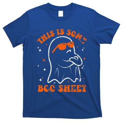 This Is Some Boo Sheet Funny Ghost Halloween Costume Retro T-Shirt
