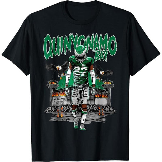 Quinyonamo Bay T-Shirt 100%Cotton Fun Design DIY 's Soft breathable Summer and winter comfortable casual sports Halloween and Christmas gifts Unisex Classic