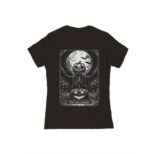 The Hallowed Halloween Graphic Unisex Graphic Printed Black T-Shirt