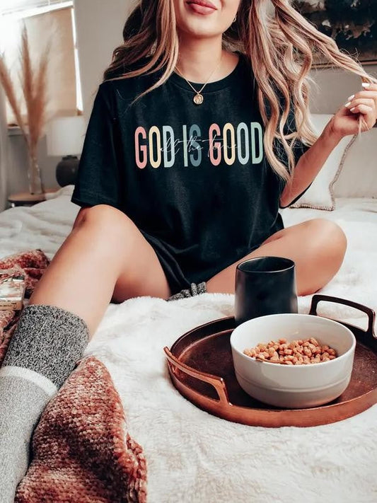 Women's Slogan Print Round Neck Graphic Tee, Vintage Trendy Casual Short Sleeve T-shirt for Daily Wear, Ladies All Seasons Outfit