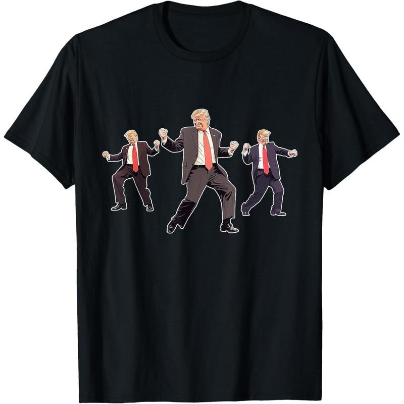 Funny Trump Dancing Dance Moves Rally MAGA T-Shirt