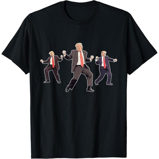 Funny Trump Dancing Dance Moves Rally MAGA T-Shirt