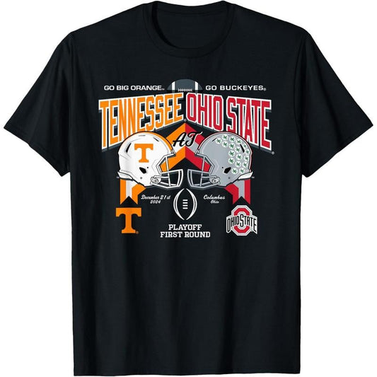 Tennessee Volunteers at Ohio State Buckeyes CFP 2024-2025 T-Shirt