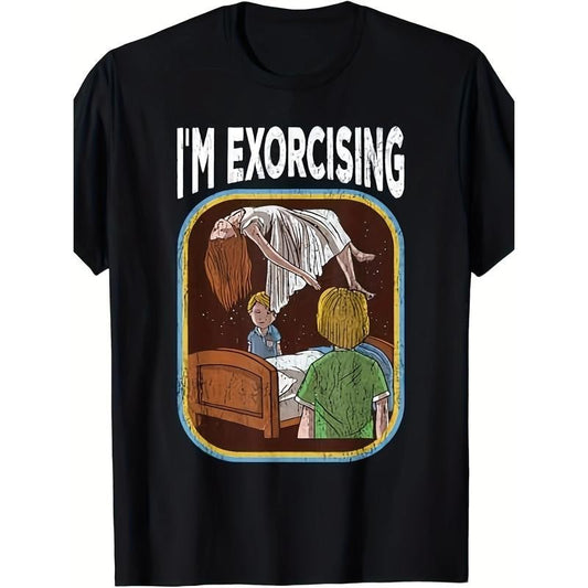 Horror Movie Vintage Nostalgia Halloween T-Shirt- 220g Cotton T-shirt, 10, 000 Links