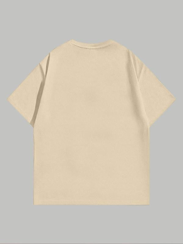 Women's Letter & Book Print Round Neck Tee, Casual Crew Neck Short Sleeve T-shirt, Ladies Summer ClothesÂ for Daily Holiday Vacation Outdoor Wear