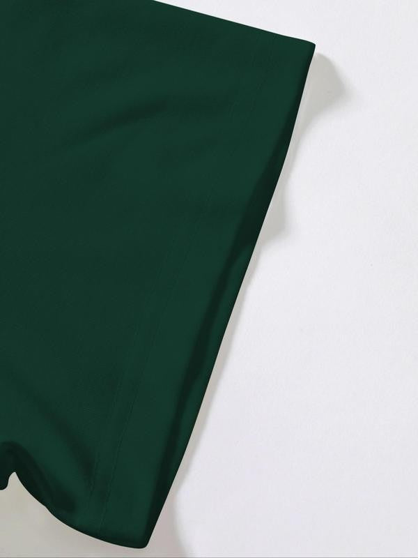 Summer Clothes Women's Cartoon Graphic Print Round Neck Tee, Graphic Tees,Â Casual Fashion Short Sleeve T-shirt for Summer Daily Wear, Summer Outfits, Women's Tee Shirts Clothes