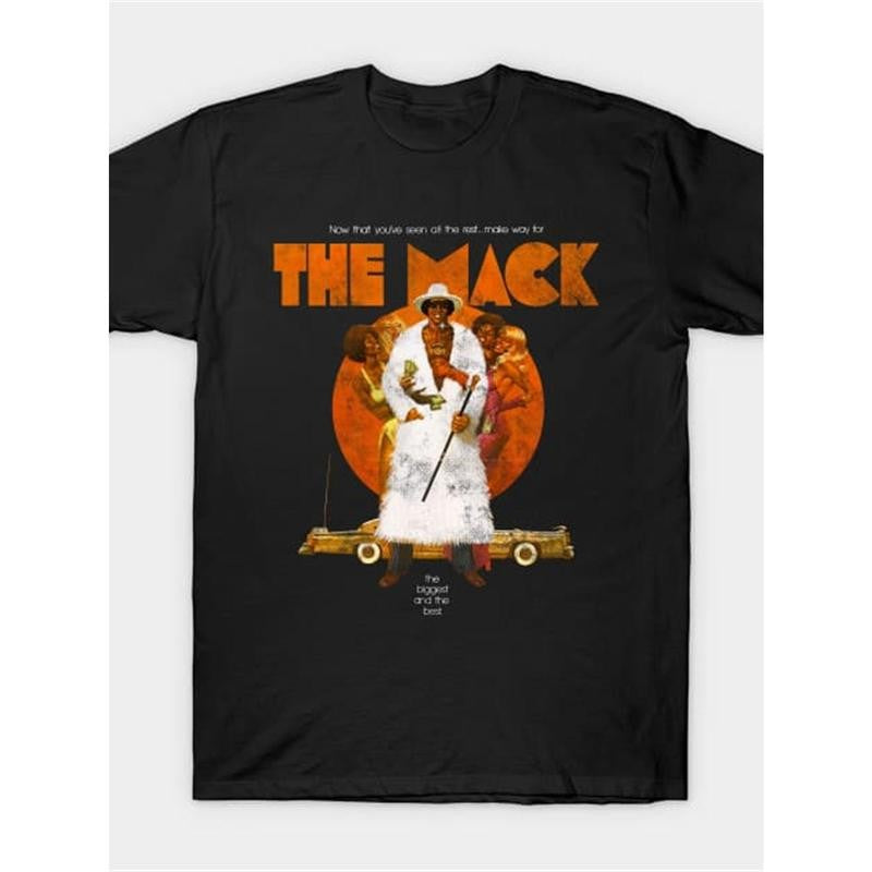 The Mack Is Boss Retro T Shirt Men'S Harajuku Graphic Print T-Shirt