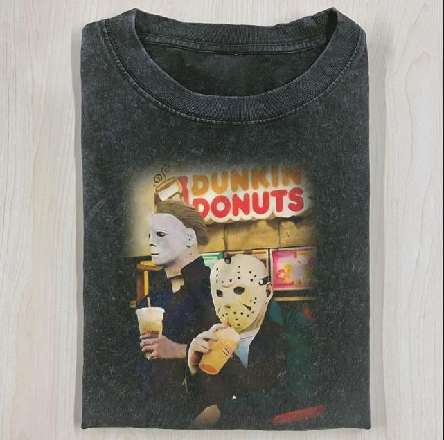 JASON MICHEAL MYERS SHIRT, Jason Voorhees, Michael Myers, Horror Movie Shirt, Horror Character, Funny Halloween Shirt, Unisex T-Shirt, Gift For Men Women