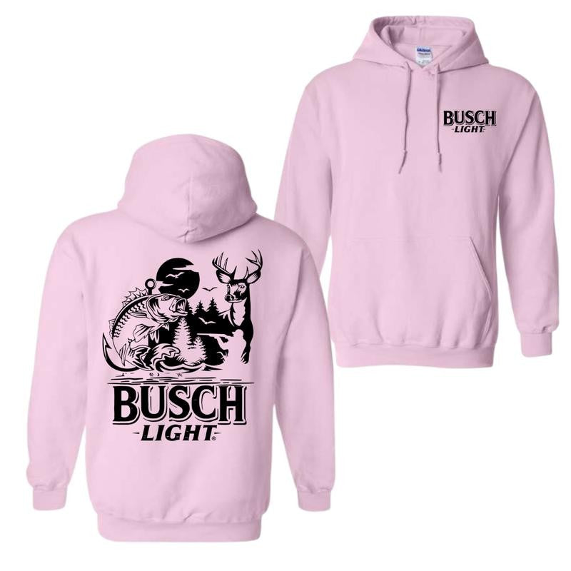Busch Light Sand Hoodie - Hoodies For Country Boys, Hunting & Fishing Graphic, Outdoor Adventure Hoodie