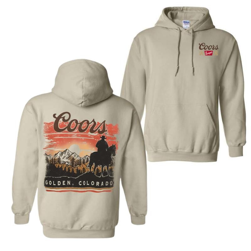 Coors Sunset in Golden Colorado Shirt, Hoodie, Sweatshirt, Unisex Shirt