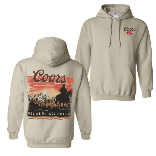 Coors Sunset in Golden Colorado Shirt, Hoodie, Sweatshirt, Unisex Shirt