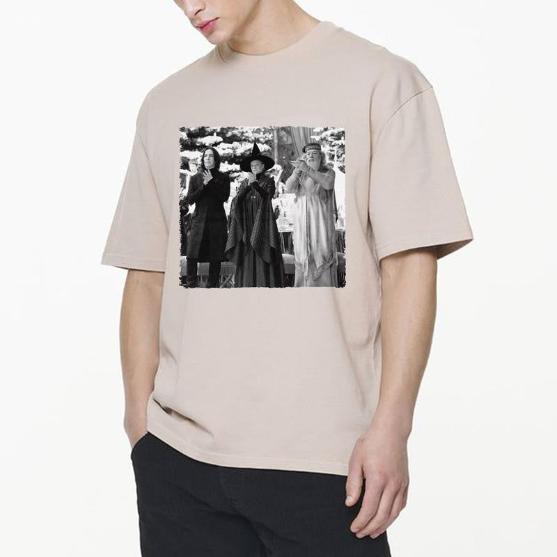 HP Professors In Paradise, Rest In Peace McGonagall Professor, Albus Dumbledore Professor, Severus Snape Professor Unisex Shirt Cotton Relaxed Fit, Dame Maggie Smith T-Shirt, Harry Sweatshirt Hoodie