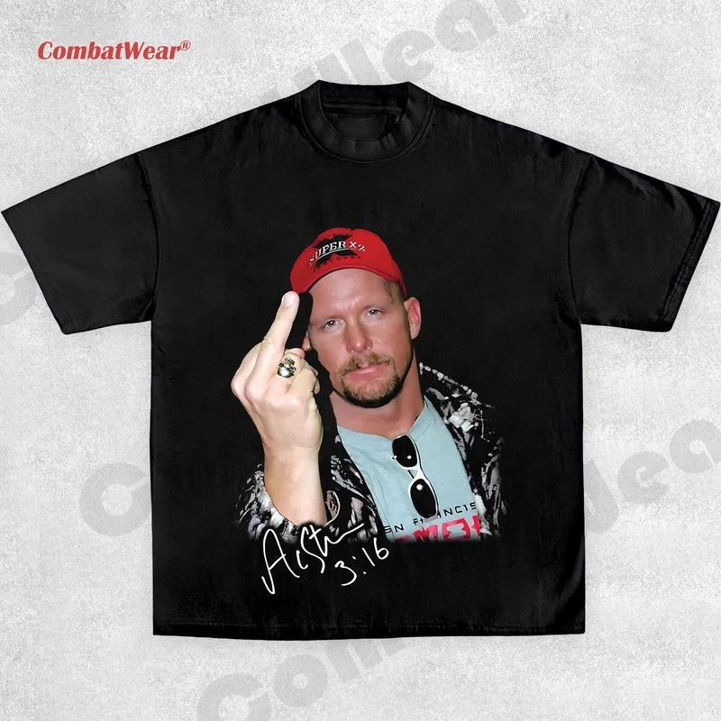 STONE COLD NEW TEE , Wrestling Tee, Wrestling Graphic Tee, Wrestler Shirt, Sports Shirt, Vintage Wresting Shirt, Wrestling Gift Hoodie Sweatshirts