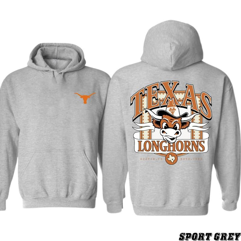 Vintage Texas Longhorns NCAA Final Four Unisex T-shirt/Hoodie, Vintage for Men and Women, Unisex Vintage Crewneck