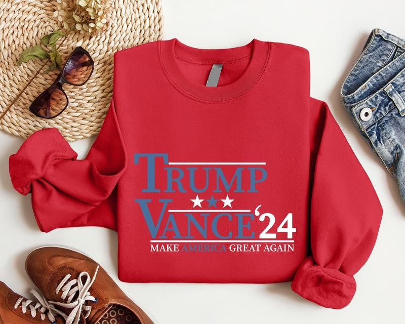 Trump Vance Shirt, President T-shirt, Matching Trump Supporter Tee, Unisex Political 2024 Shirt, Gift For Republican, Election 2024 Tee.